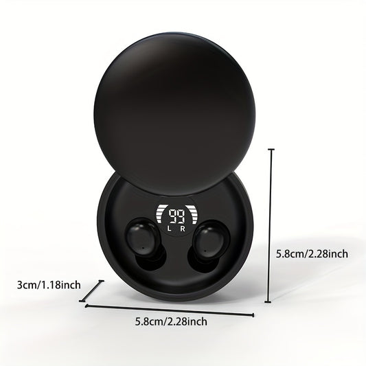 Invisible Smallest Mini Earbuds Wireless Ear Buds For Small Ears Canals, Discreet Low Profile Spy Earpiece Wireless Tiny Micro Hidden Headset With Microphone Small Headphones