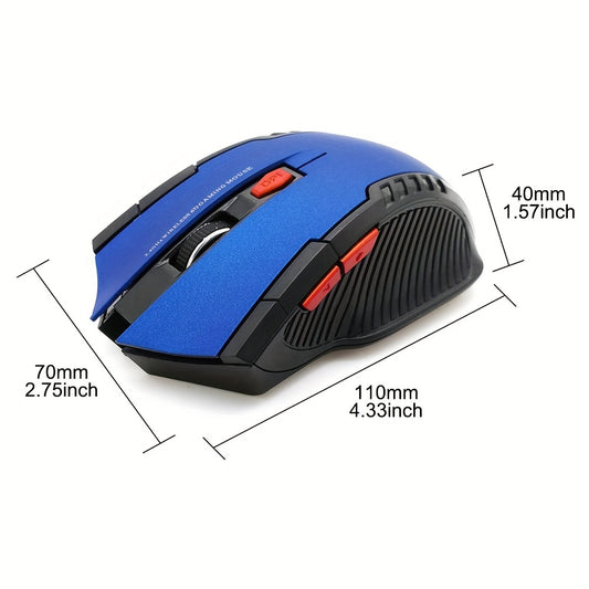 Wireless Mouse, 2.4GHz with USB Nano Receiver, 800/1000/1200 DPI Optical Tracking, Compatible with PC, Mac, Laptop, Chromebook