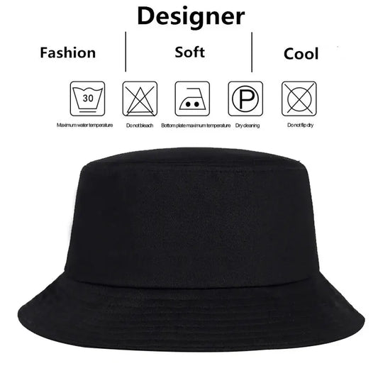 Unisex Solid Color Light Plate Personality Bucket Hats Fishermen Caps Outdoor Casual Cap Men Women Sunscreen Hat
