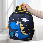 1pc New Backpack School Bag, Cartoon Animal Print Backpack For Boys And Girls