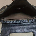 Chic Retro PU Leather Clutch Bag - Spacious Crossbody Laptop Tote with Flap Design - Perfect for MacBook, Stylish & Durable