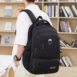 1pc 2024 Latest Model Male And Female Casual Lightweight Backpack Solid Color Backpack Large Capacity Wear-Resistant School Bag Suitable for School Travel Daily Travel Sports Fitness Backpack High Value Simple Cool Simple Coo
