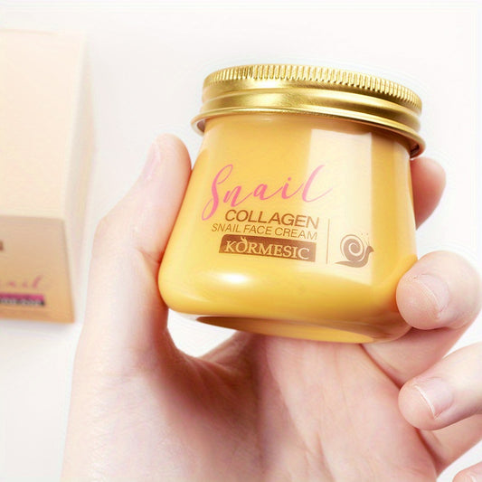 Snail Mucin & Glycerin Face Lotion, Rich, Moisturizing, Firming, Non-Sticky, Easy to Absorb, for All Skin Types, 80g/2.82oz, Skin Care, Facial Care