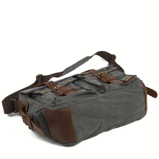 Large Capacity Laptop Bag - Vintage Messenger Bags For Hiking Travel - Christmas/Halloween Gift