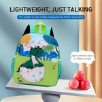 1pc New Backpack School Bag, Cartoon Animal Print Backpack For Boys And Girls