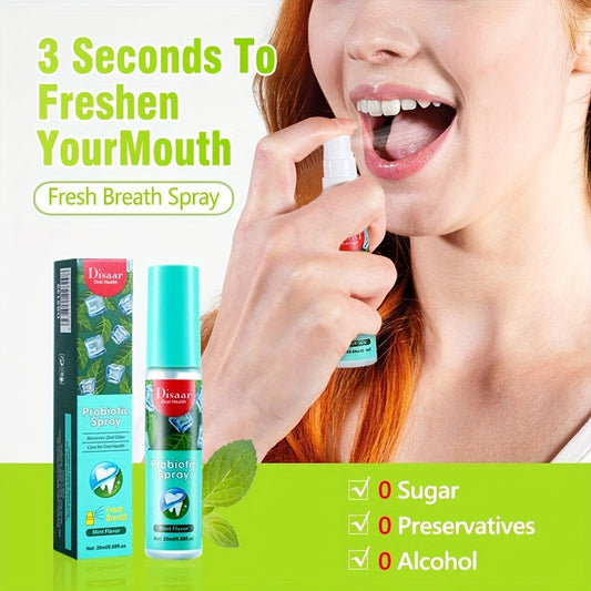 1pc Oral Spray, Breath Freshener, Mouthwash Oral Care Spray, Mouthwash Spray For Fresh Breath, Breath Freshening, Oral Care Cleansing, Great For After Meals, Hotels, Dating