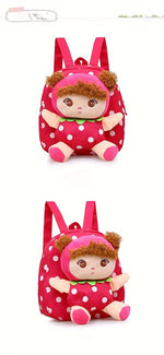 [3-6 Years Old Cartoon Backpack] Cartoon Backpack for Children Aged 3-6 Years Old, Cute Canvas Backpack, Children's School Bag, Kindergarten Children's Backpack