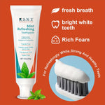 Refreshing Mint Toothpaste, For Cavity Protection & Sensitive Teeth, Breath Freshening Oral Care