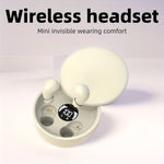 Invisible Smallest Mini Earbuds Wireless Ear Buds For Small Ears Canals, Discreet Low Profile Spy Earpiece Wireless Tiny Micro Hidden Headset With Microphone Small Headphones