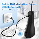 Electric For Teeth, Whitening Dental Oral Irrigator With 5 Jet Tips & 10 Brush Heads, Cordless Whitening Teeth Brush Kit At Home And Travel