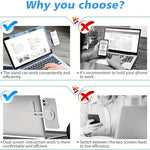 Adjustable Magnetic Phone Holder - Lightweight, Portable Side Mount for Laptop & Monitor Expansion - For Smartphones - Universal Compatibility - Perfect for Office & Home Use - Great Gift for Tech Enthusiasts