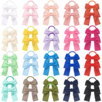 14pcs Ribbon Pigtail Hair Bows Elastic Hair Ties Hair Bands Holders Hair Accessories for Baby Girls Infants Toddler wholesales