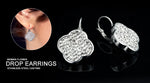 Hot Korean Fashion Four-leaf Clover Zircon Pendant Earrings Temperament women Drop Earrings auricular girl needling Ear Jewelry