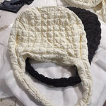 Women Bag Pleated Handbag Large Capacity Down Bag Big Shoulder Female Solid Color Space Cotton Padded Dumpling Shopping Bag 2024