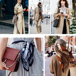 Fashion Print Large Shawl Wraps Silk Scarf Women Luxury Brand Satin Headband Hijab Bandana Turban Foulard Summer Beach Stoles