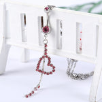 Body Piercing jewelry hot sale belly button ring with waist chain fashion belly ring with belly chain Body jewelry