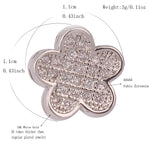 GRACE JUN New Flower Clip on Earrings No Pierced Gorgeous Bride Wedding AAA Cubic Zircon  No Hole Earrings High Quality Ear Clip