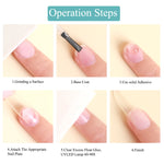 KODIES GEL Solid Nail Glue 15g False Nail Tips Glue Adhesive Strong Manicure Press On Nails Pudding Gel for Extension Prolong Ar