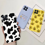 For Realme 8 Case Lavender Sunflower Silicone Back Cover For Realme 8 Pro 8i Realme8 4G RMX3085 Soft TPU Phone Case Luxury Coque