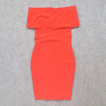 Willbenice Women Sexy Bandage Red Dress Vintage White Maxi Off Shoulder Lady White Celebrity Party Club Bodycon Dresses Vestidos