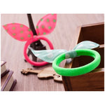 10Pcs Girls Hair Accessories Ribbon Dot Gum Headband Hair Ornaments Elastic Ring Hair Bands Rubber Rope Scrunchy Braiding Tools