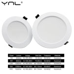 7W 9W 12W 15W 18W Spot LED Downlight AC 220V 240V Waterproof Warm White Cold White Kitchen Round Recessed Lamp LED Spot Lighting