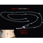 Women Sexy Rhinestone Dangle Belly Button Chain Navel Piercing Ring Body Jewelry Waist Chain Button Puncture Jewelry
