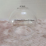 Cognac Amber Grey D4.3cm Opening Global Glass Shade Replacement White Clear Lampshade Cover for E27 Screw Bulb Chandelier Lights