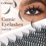 Manga Spire New Style Feather Shape Eyelashes Extensions Individual Volume C/D Curl Premade Fans False Lashes 8-15mm Makeup Tool