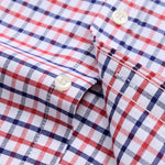 Men's Versatile Casual Checkered Oxford Cotton Shirts Single Pocket Long Sleeve Standard-fit Button Down Gingham Striped 7XL 6XL