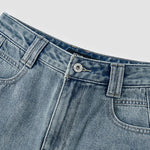 Semir Jeans Women 2024 New Winter Style with Fleece-Lined Floor-Length Trousers Hong Kong Style Wide-Leg Trousers