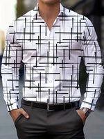 Men'S Stylish Red Floral Print Dress Shirt - Casual Long Sleeve Button-Up Design Spring Fashion Shirt Floral Print Shirt