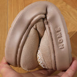 Home Soft Plush Slippers Women Winter Thick Bottom Non-Slip Home Cotton Shoes Woman Slides Plus Size 45 Warm Couple Slippers