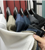 High Quality Breathable Short Sleeved T-shirts O Neck Summer Thin Mesh Ice Silk Loose Elasticity T Shirts Korean Men's Clothing