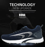 BONA New Arrival Outdoor Walking Comfortable Sneakers Lace Up Athletic Shoes For Men Popular Style Men Running Shoes