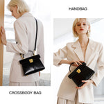 ITAMOOD Genuine Leather Women's Bag Luxury Branded Women's Handbag Fashionable and Versatile Crossbody Bag With Scarf Decor