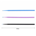 Crystal Disposable Eyelash Brushes Swab Microbrushes Eyelash Extension Tools Individual Eyelashes Removing Tools Applicators