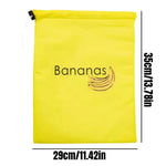 1/2/3/5Pcs Durable Yellow Banana Storage Bags Insulated Fruit Vegetable Fresh-keep Bundle Pocket Drawstring Banana Preserve Bag