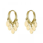 2022 New Trendy Metal Round Hoop Earrings For Women Temperament Design Bohemia Earrings Female Jewelry Birthday Gift