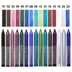 Smudge-Proof High-Shine Waterproof Eyeliner Pencil - Long-Lasting, Ethically Made, Black & Multicolor Options