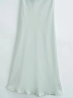 2023 Summer New Women's Dress Tanksilk-satin Feeling Sleeveless Dress 9588 Western Style Fashion