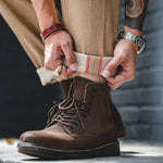 Maden Men Khaki Raw Jeans 11.7OZ Redline Selvedge Denim Jeans Amekaji Straight Pants Male Casual Trousers Hombre Solid Pants