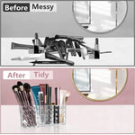 1PC Clear Acrylic Makeup Brush Holder Desk Cosmetic Organiser Lipstick Brush Storage Lipstick Brush Storage Holder