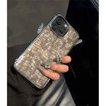 Luxury Glossy Crocodile Pattern Case For iPhone 16 15 14 13 12 11 Pro Max Plus Plating Cool Armor Shockproof Bright Color Cover