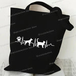 Books Heartbeat Women Fashion Shoulder Bag Bookworm Bibliophile Student Tote Bag 2024 New Heartbeat Trend Lady Commuter Handbag