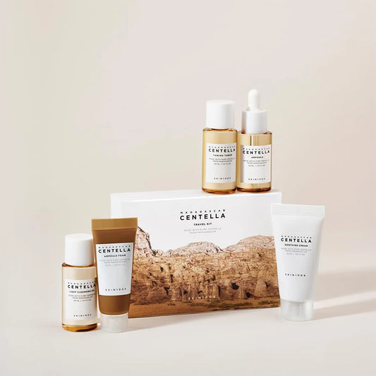 Centella Travel Travel Kit Toner Ampoule Soothing Cream Cleansing Oil Ampoule Foam Skincare Box Gift Sets Mothers Day Gifts