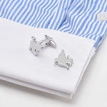 Minimalist Business Premium Suit Shirt French Griffin Cufflinks Angel Wolf  Sleeve Button Men's Cuff-link Wedding Luxury Jewelry