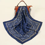 Bohemian Print Bandana Paisley Printed Headbands Hiphop Kerchief Outdoor Unisex Headband Wrist Wraps Face Mask Handkerchief