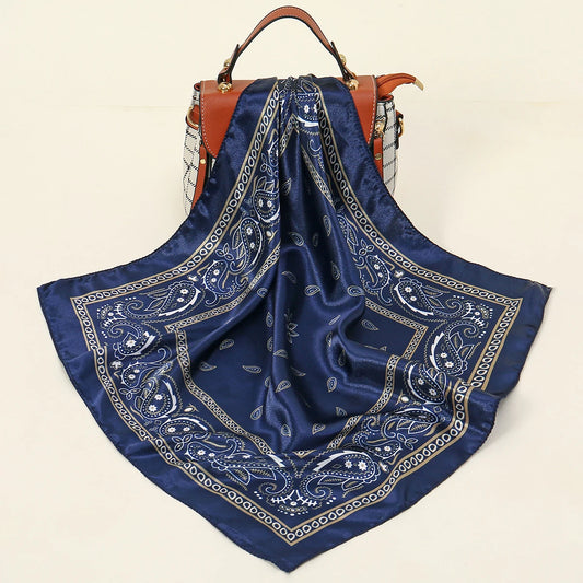 Bohemian Print Bandana Paisley Printed Headbands Hiphop Kerchief Outdoor Unisex Headband Wrist Wraps Face Mask Handkerchief