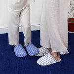 Pure Cotton Loop Home Anti Slip Simple Striped Slippers